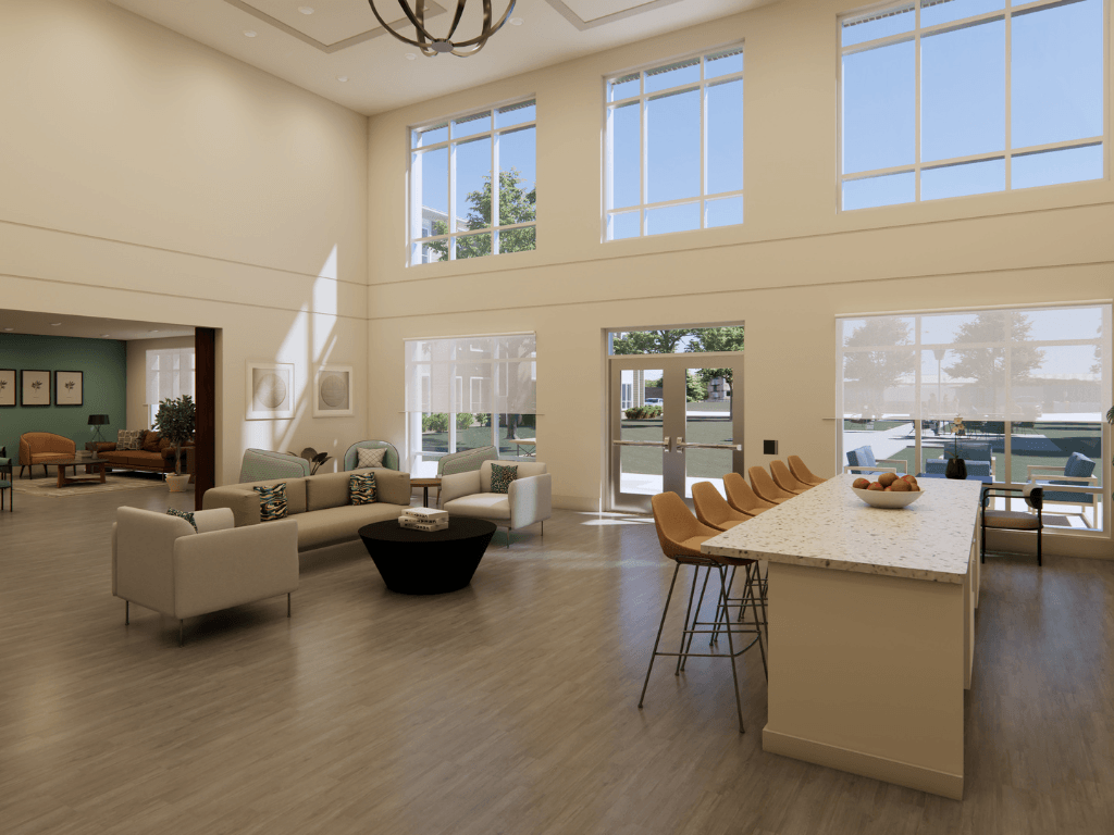 Clubhouse at Lexington Reserve Senior Apartments in Portsmouth, VA