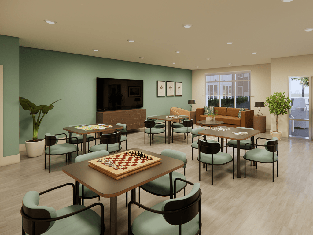 Lounge at Lexington Reserve Senior Apartments in Portsmouth, VA