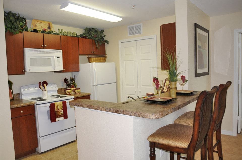 Kitchens at Mariners Cay Affordable Apartments in Spring Hill FL