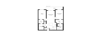 B5 1,130-1,135 sq. ft. Luxury Two-Bedroom Apartment at The Marc in Palm Beach Gardens, FL