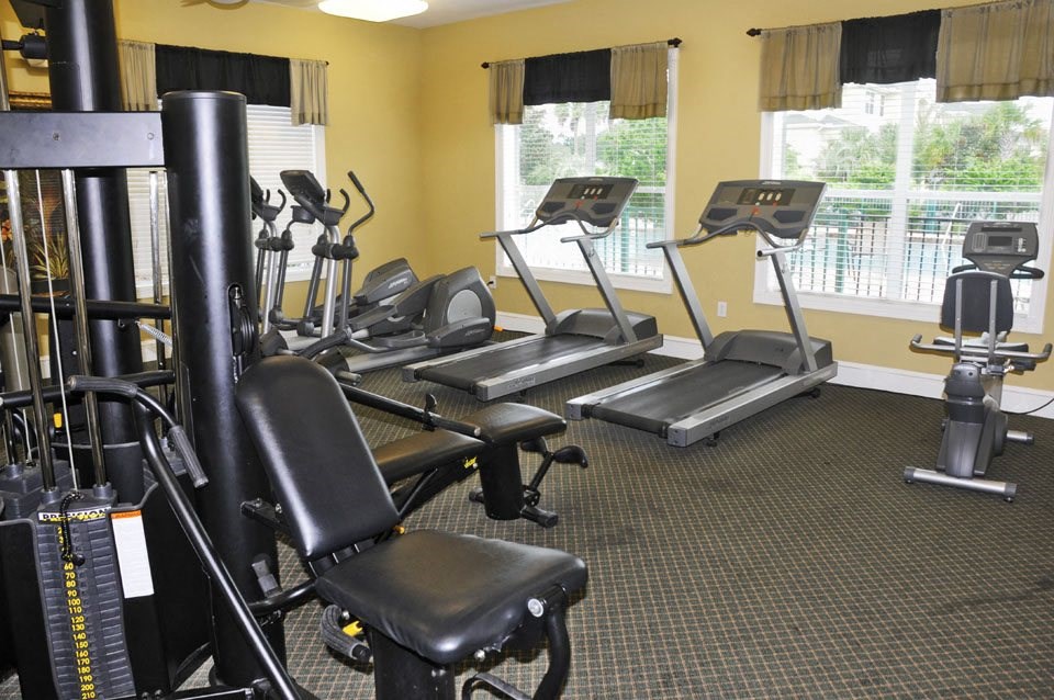 Fitness Center at Meridian Pointe Afforable Apartments in Tampa FL