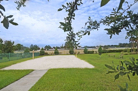 Sand Volleyball Court at Meridian Pointe Afforable Apartments in Tampa FL