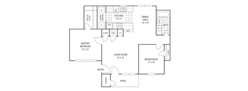 Two Bedroom Affordable Apartment at Mockingbird Lane Plaza Affordable Apartments in Victoria TX