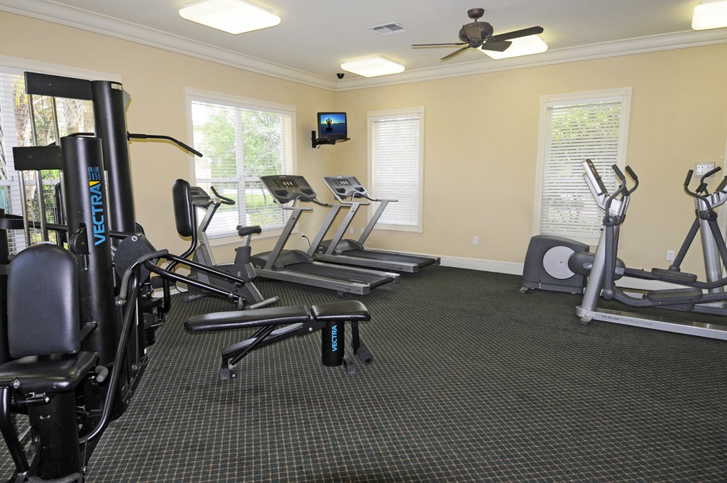 Fitness Center at Morgan Creek Affordable Apartments in Tampa FL