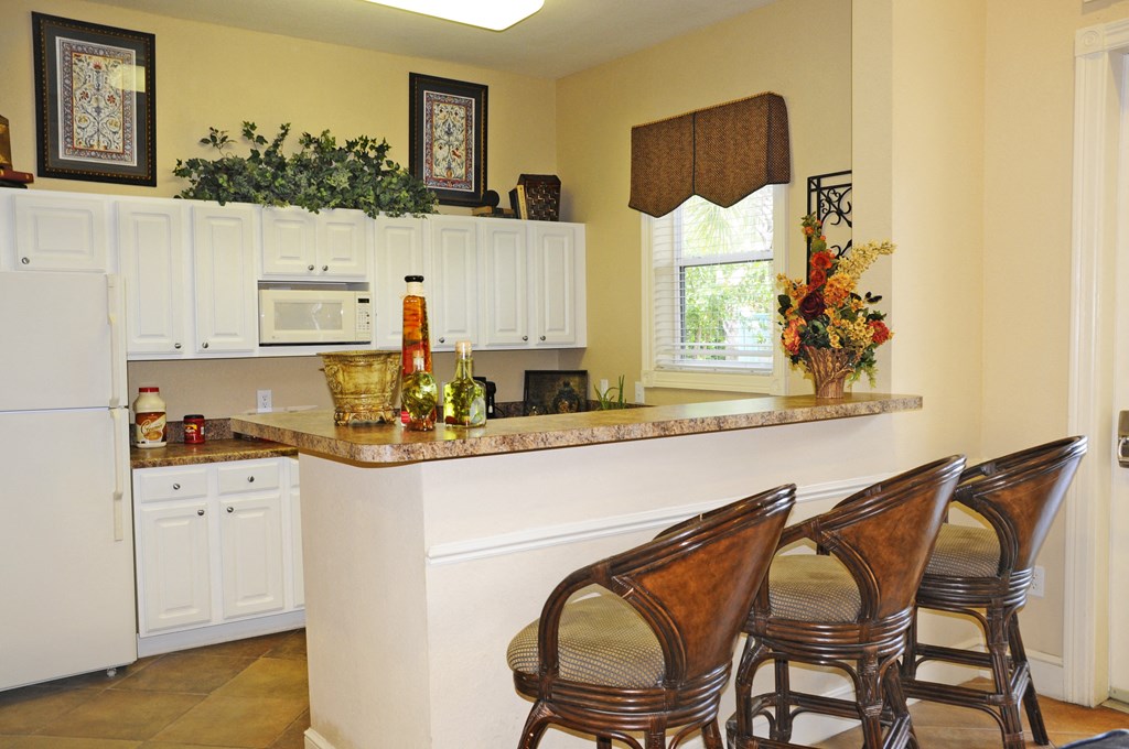 Demo Kitchen at Morgan Creek Affordable Apartments in Tampa FL