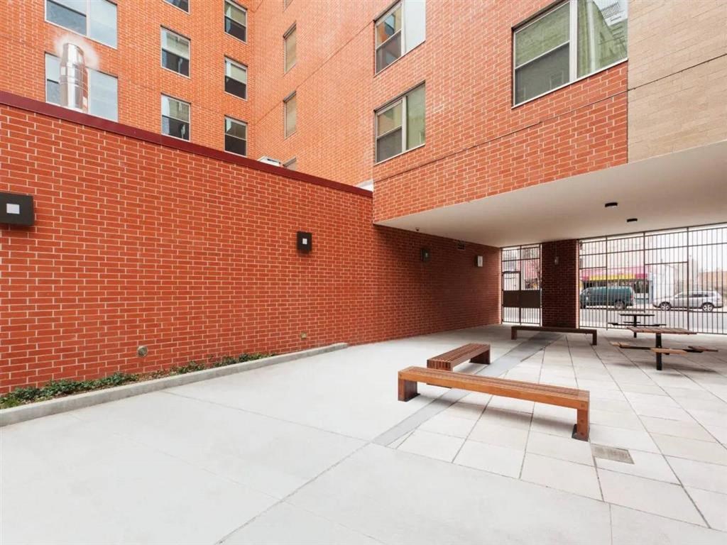 Courtyard at Metro 125 Affordable Apartments in NYC