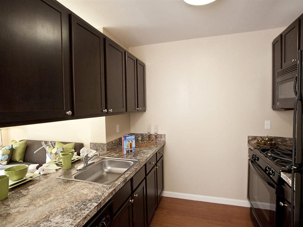 Kitchen at Douglass Park Apartments in New York, NY