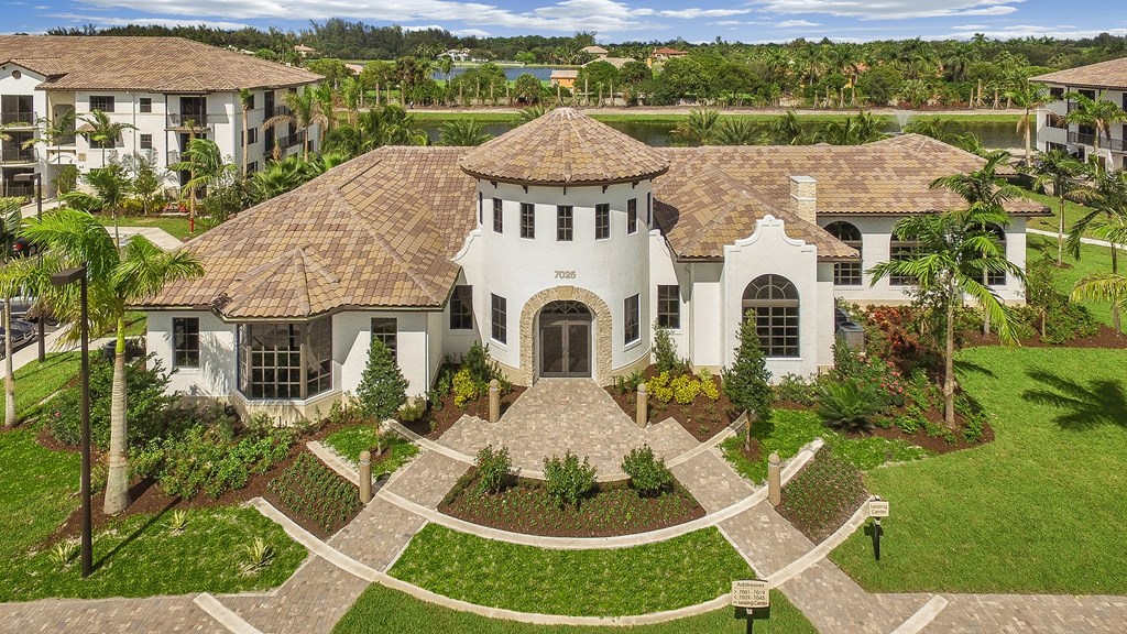 Arial view at Palm Ranch Apartments in Davie, FL