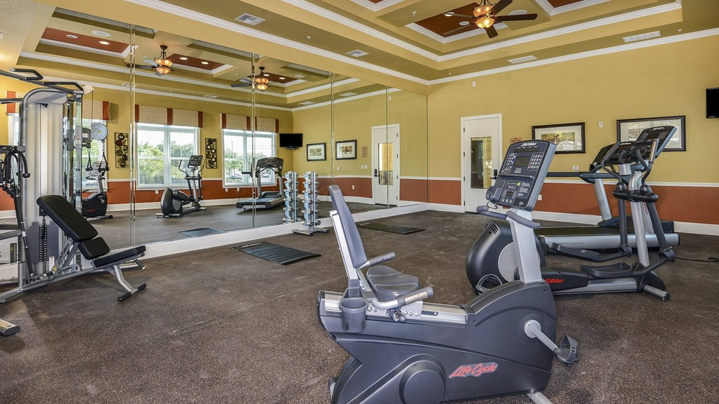 Fitness Center at Santos Isle Senior Apartments in Tarpon Springs FL