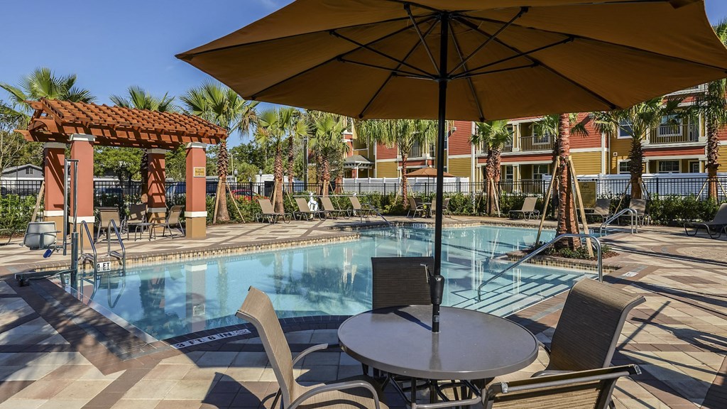 Resort-Style Pool at Santos Isle Senior Apartments in Tarpon Springs FL