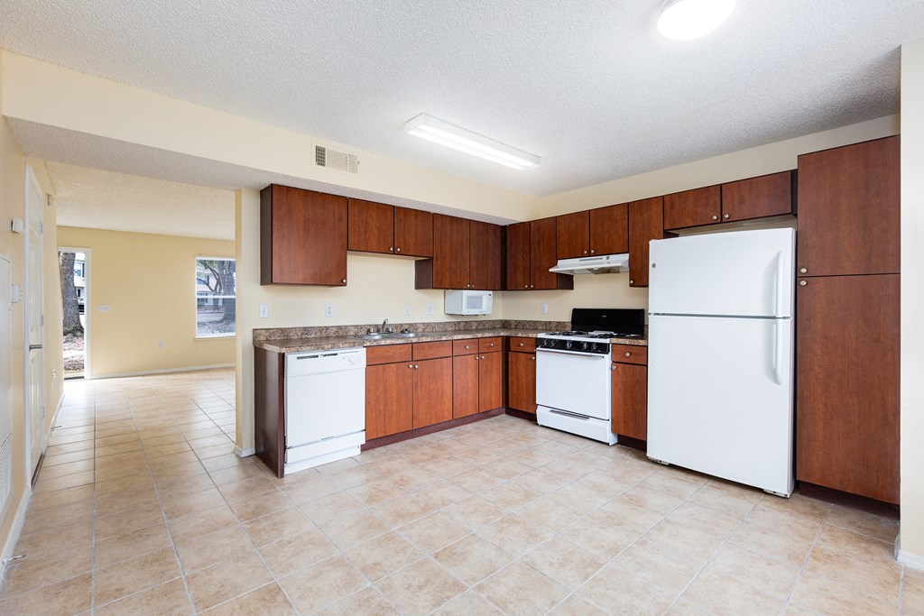 Fully Equipped Kitchens at Santa Fe Oaks Affordable Apartments in Gainesville FL