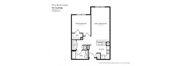 One Bedroom Apartment at The Kentshire Senior Apartments in Midland NJ