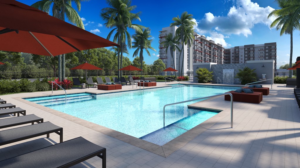 Swimming Pool at Vista Sur Apts