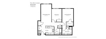 Two Bedroom Apartment at The Kentshire Senior Apartments in Midland NJ