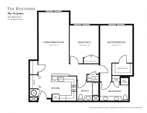 Two Bedroom Apartment at The Kentshire Senior Apartments in Midland NJ