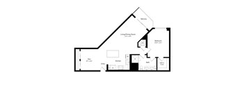A8 934 sq. ft. Luxury One-Bedroom Apartment at The Marc in Palm Beach Gardens, FL
