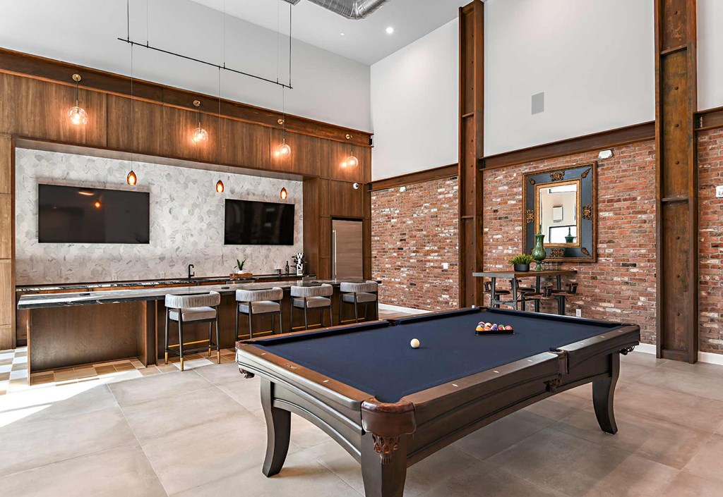 Club Room at The Foundry Luxury Apartments in Tampa FL