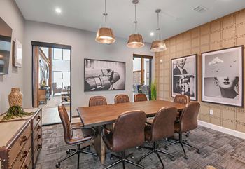 Conference Room at The Foundry Luxury Apartments in Tampa FL