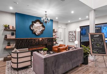 Clubhouse at The Foundry Luxury Apartments in Tampa FL