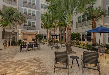 BBQ Grills & Lounge Seating at The Foundry at NoHo, Florida, 33606