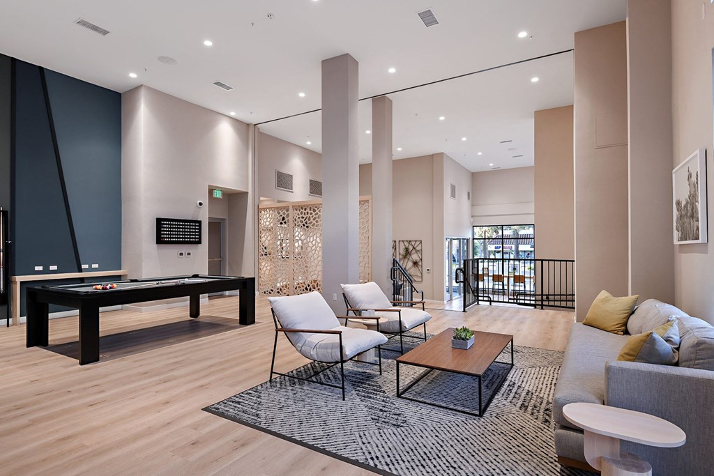 Clubhouse at The Huntington Luxury Apartments in Duarte CA