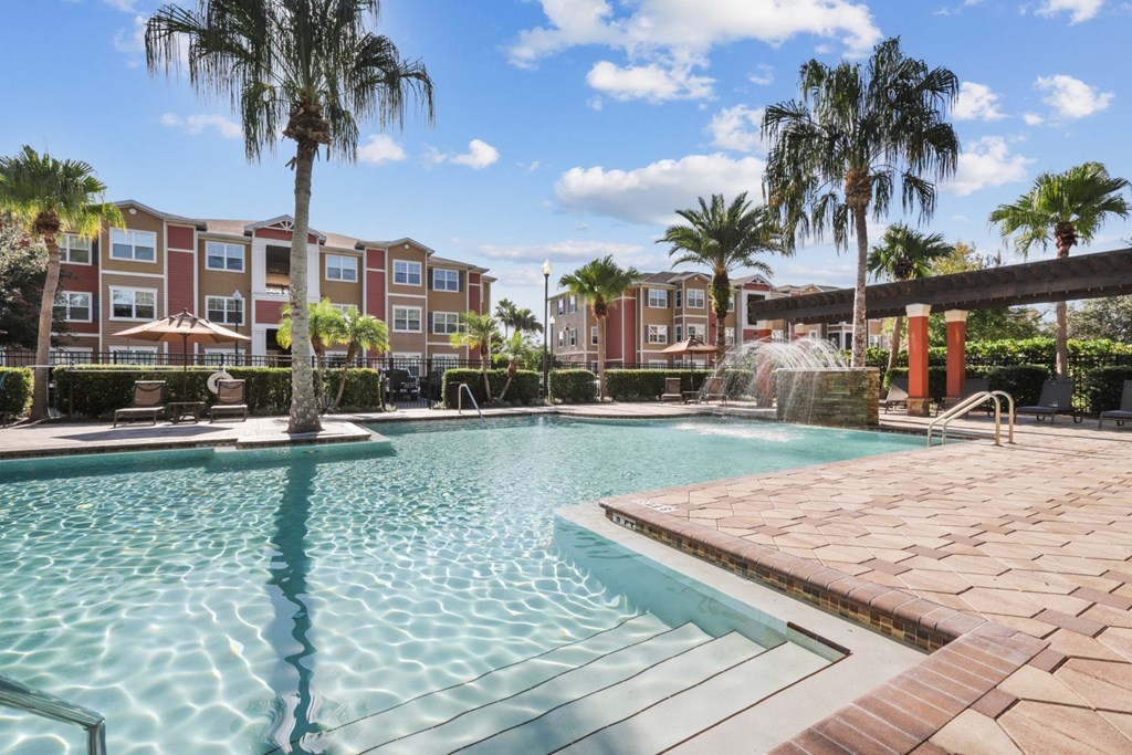 Swimming pool at The Amalfi Clearwater Apartments