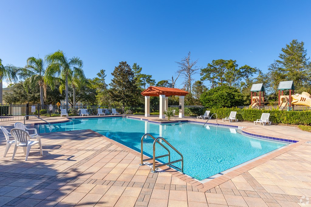 Swimming Pool at Timber Trace Affordable Apartments in Titusville, FL