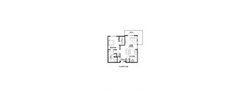 A3.1 Floor Plan at The Prescott Luxury Apartments in Austin, TX