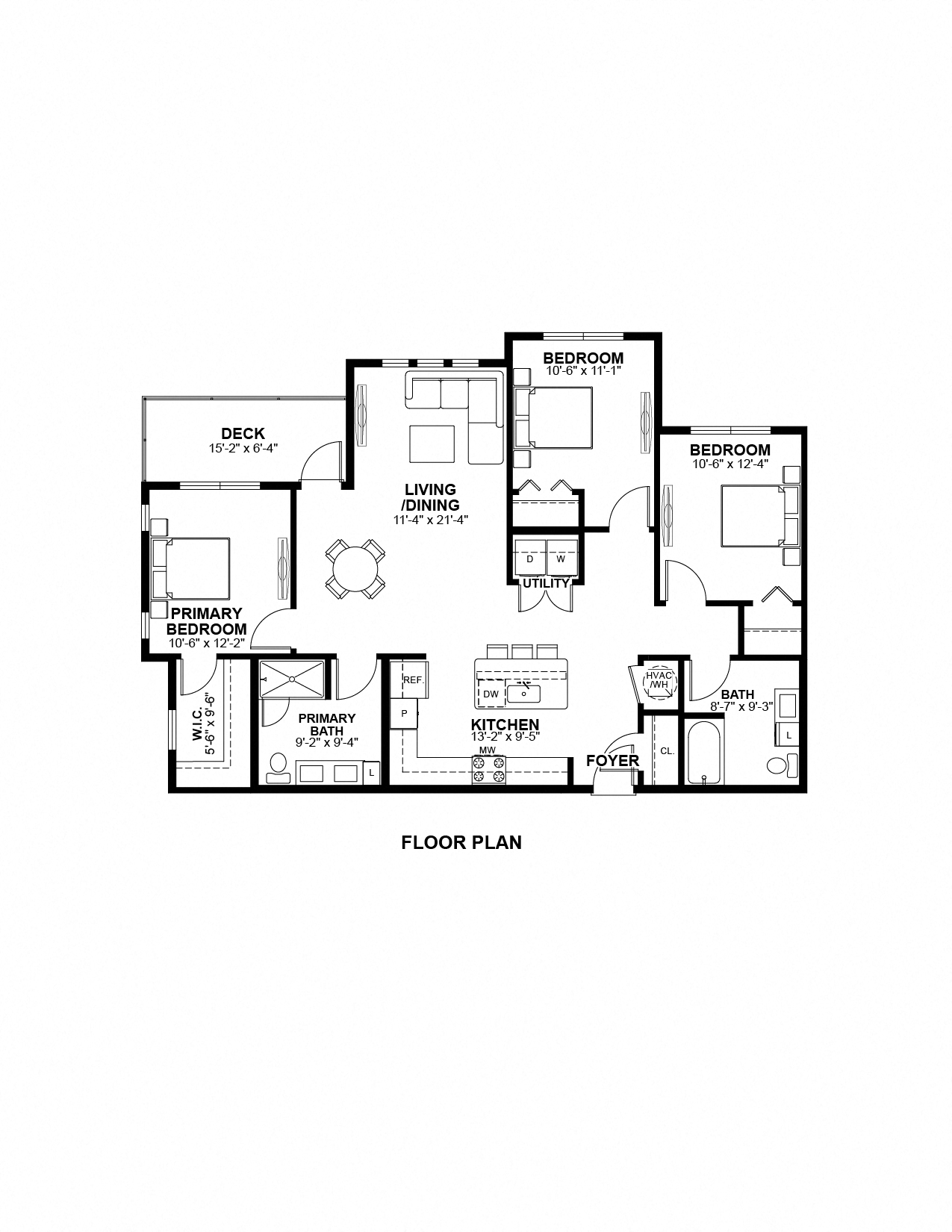 C1.1 Floor Plan at The Prescott Luxury Apartments in Austin, TX
