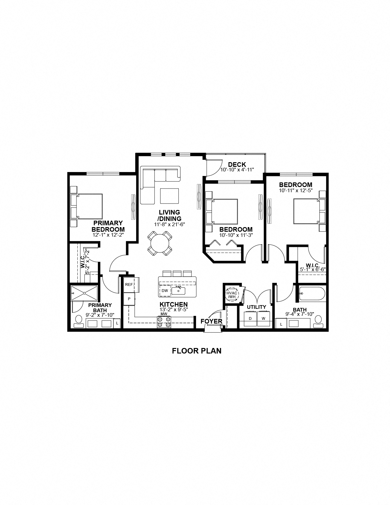 C1 Floor Plan at The Prescott Luxury Apartments in Austin, TX