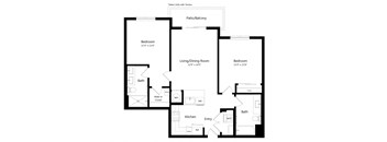 Two-bedroom luxury apartment at Vista Sur near Miami FL