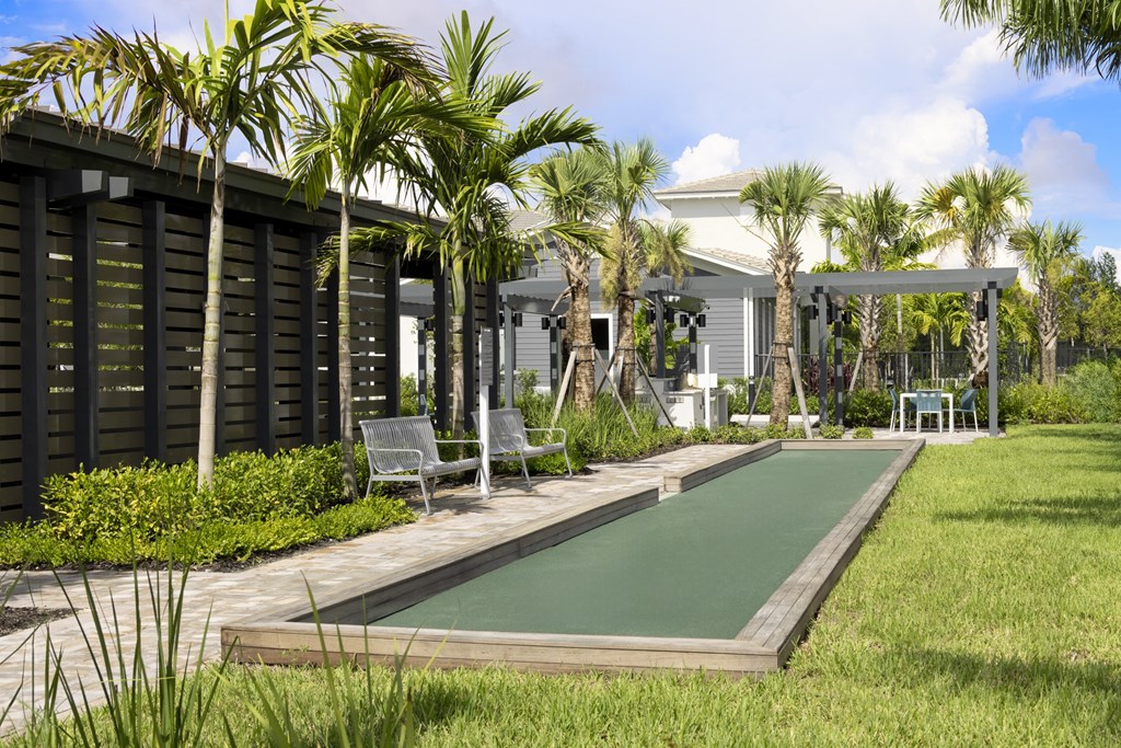 Bocce Ball Court at Everly Apartments in Naples, FL