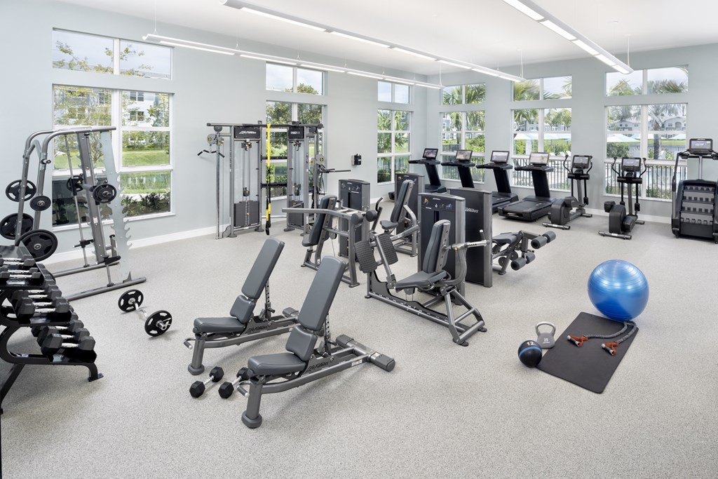 Professional Fitness Center at Everly Apartments in Naples, FL