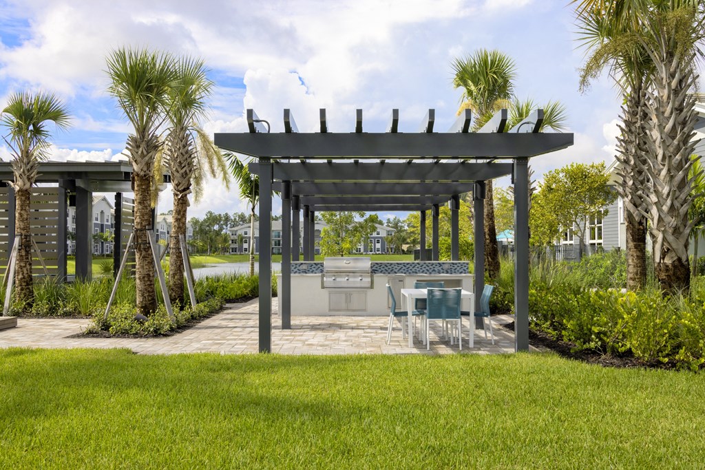 BBQ Grilling Pavillion at Everly Apartments in Naples, FL