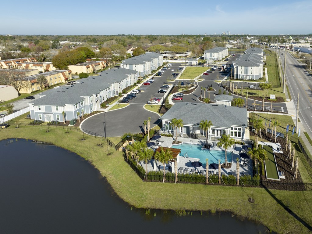 Aerial View at Jackson Palms Affordable Apartments in Jacksonville FL