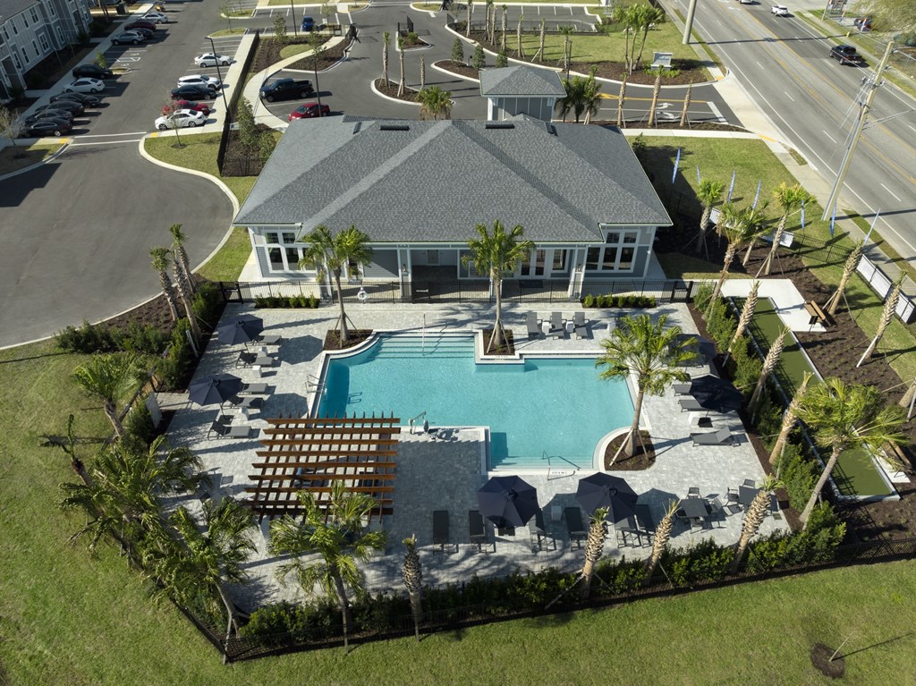 Aerial View at Jackson Palms Affordable Apartments in Jacksonville FL