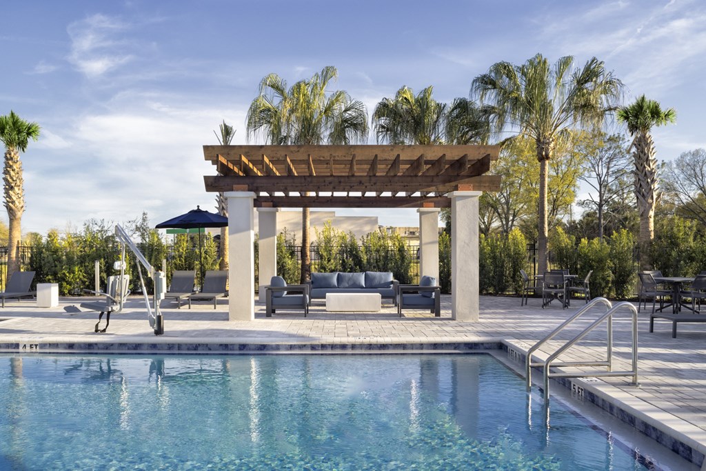 Swimming Pool at Jackson Palms Affordable Apartments in Jacksonville FL