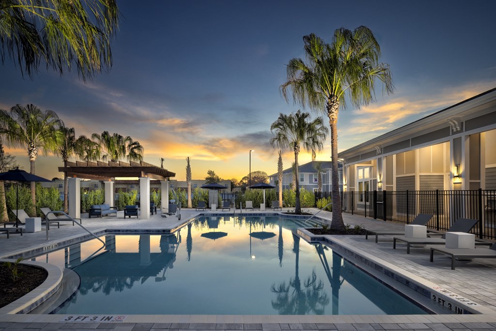 Swimming Pool at Jackson Palms Affordable Apartments in Jacksonville FL