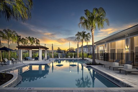 Swimming Pool at Jackson Palms Affordable Apartments in Jacksonville FL