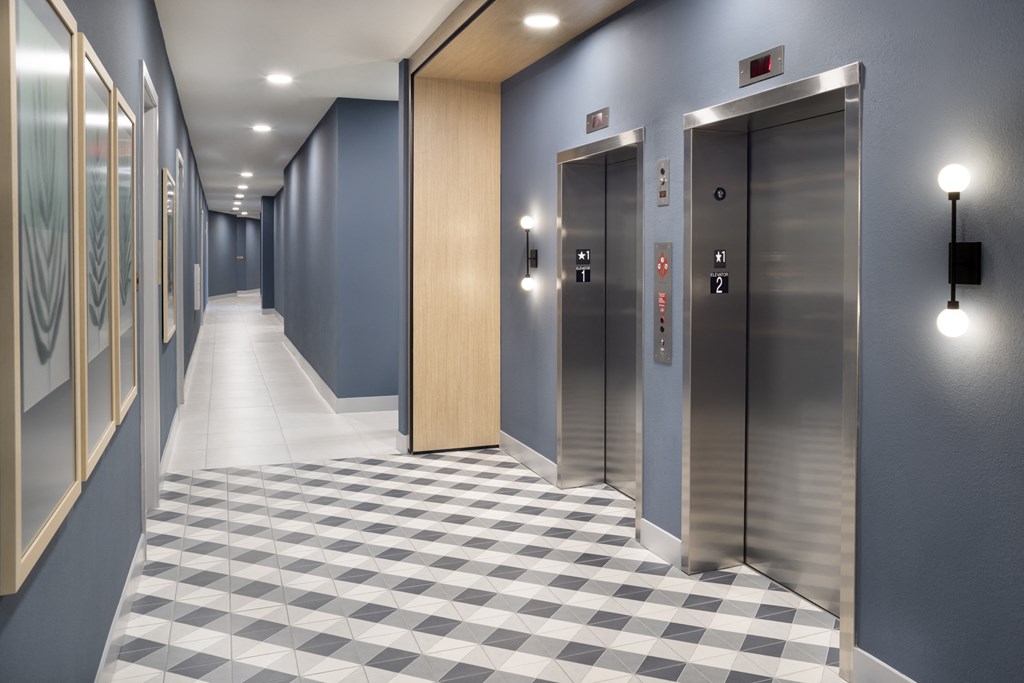 Building Elevators at The Marc Apartments in Palm Beach Gardens FL