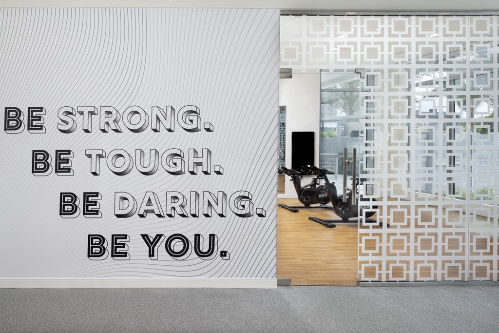 Yoga & Spin Room at The Marc Luxury Apartments in Palm Beach Gardens FL