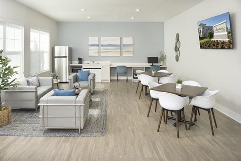 Clubhouse at The Shores Affordable Apartments in St. Petersburg, Florida