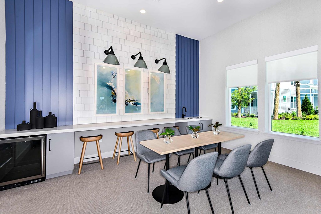 Media Room at The Gallery Luxury Apartments in Trinity, FL