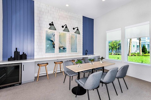 Media Room at The Gallery Luxury Apartments in Trinity, FL