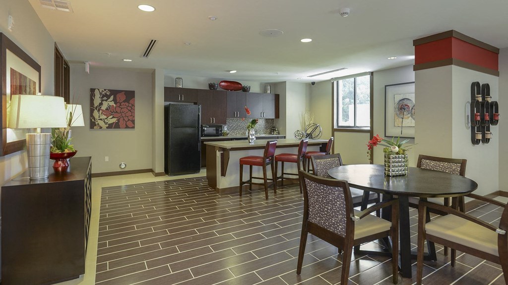 Demo Kitchen at West Brickell Tower Senior Apartments in Miami