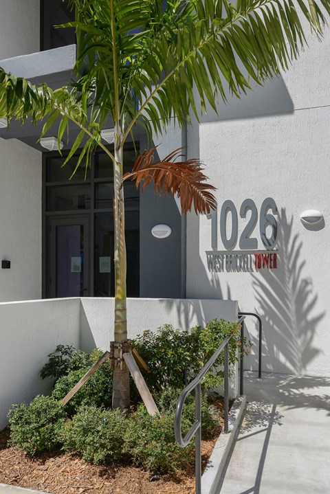 Entrance at West Brickell Tower Senior Apartments in Miami