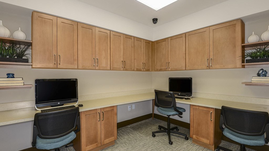 Business Center at West Brickell View Senior Apartments in Miami, FL