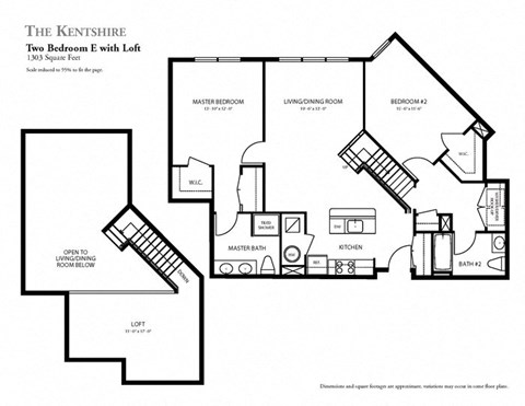Two Bedroom Apartment at The Kentshire Senior Apartments in Midland NJ