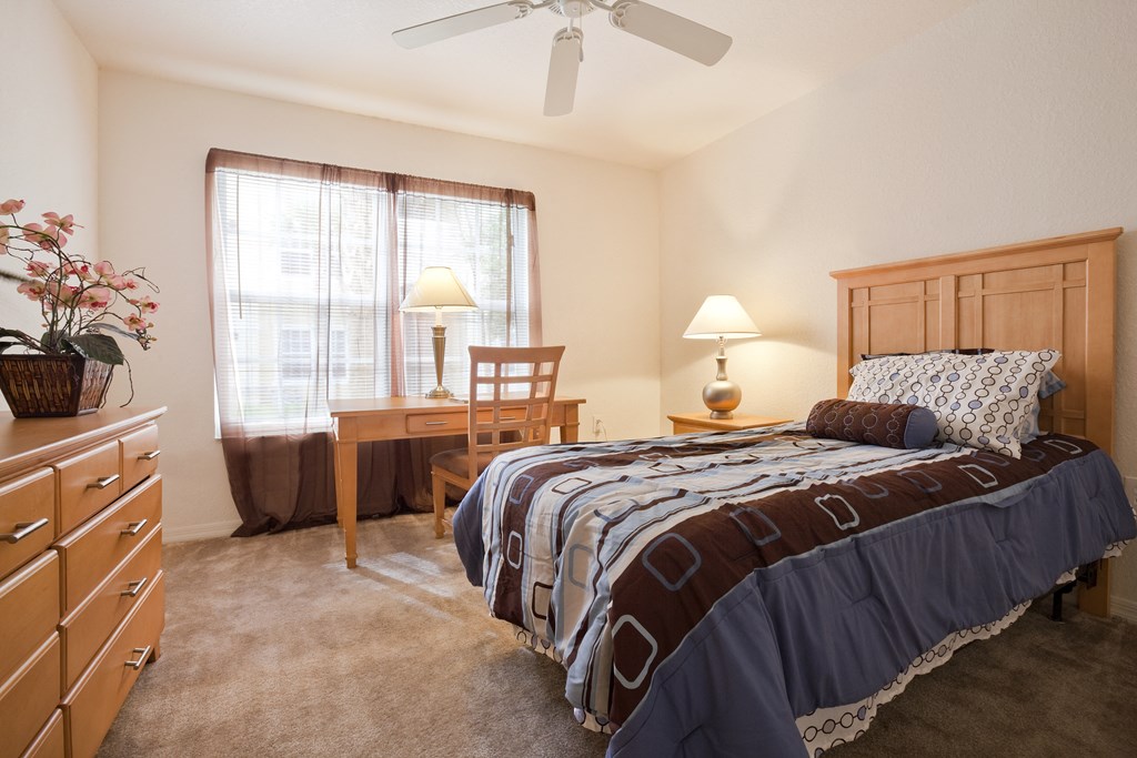 Spacious Bedrooms at Laurel Oaks Affordable Apartments in Leesburg FL