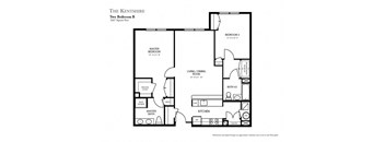 Two Bedroom Apartment at The Kentshire Senior Apartments in Midland NJ